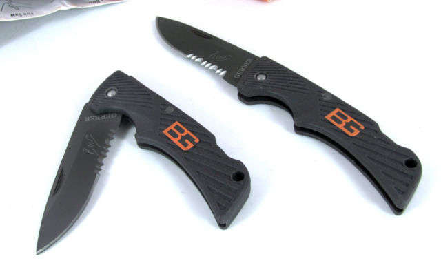 New Gerber Bear Grylls Compact Scout Folding Pocket Lock Knife