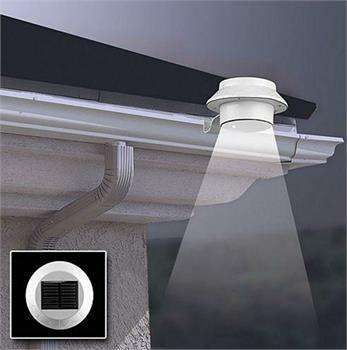 NEW! Outdoor Solar Powered 3 LED Path Wall Fence Mounted Light - 10 available
