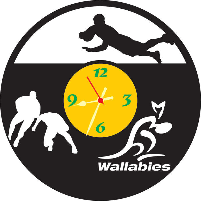 Wallabies Vinyl LP Wall Clock