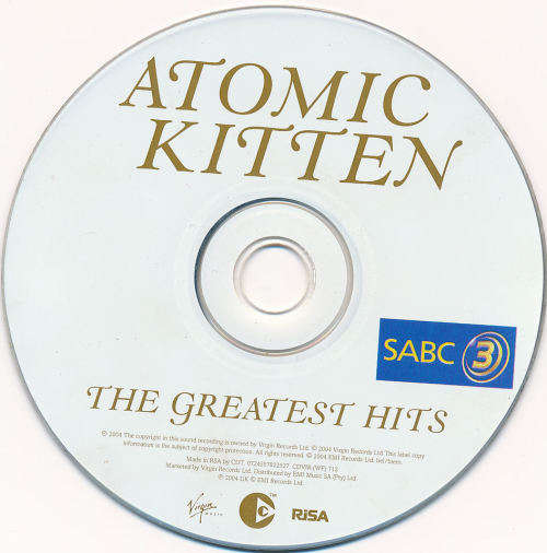 Atomic Kitten - The Greatest Hits CD - CDVIR(WF)713