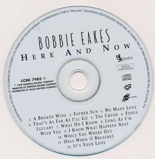 Bobbie Eakes - Here And Now CD - CCBK7485