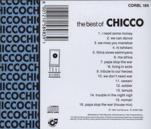 CHICCO - Best of - South African CD - CDRBL189 *NEW*