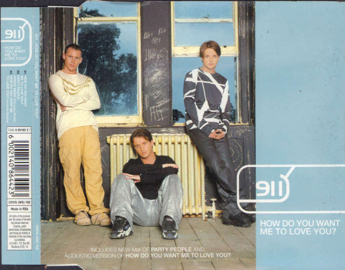 911 - How Do You Want Me To Love You? - South African CD Single - CDVIS(WS)102