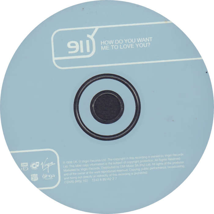 911 - How Do You Want Me To Love You? - South African CD Single - CDVIS(WS)102