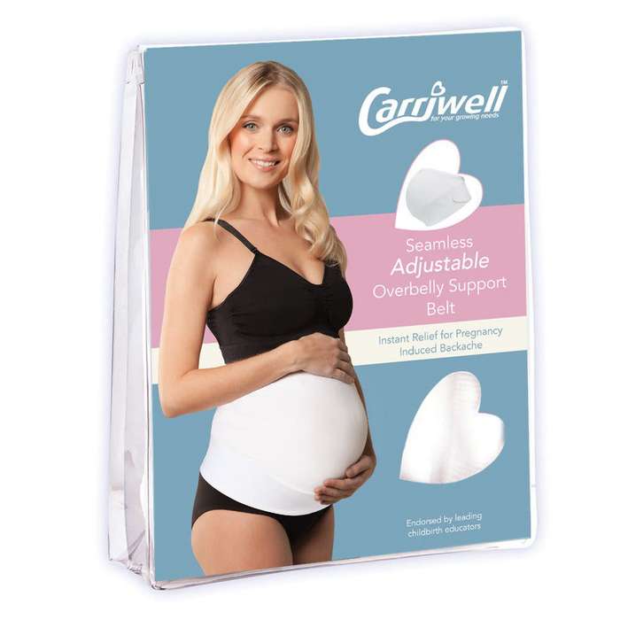 Carriwell - Adjustable Overbelly Support Belts - Black