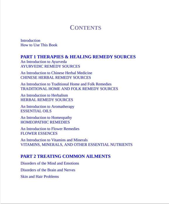 The Healing Remedies Sourcebook EBook PDF