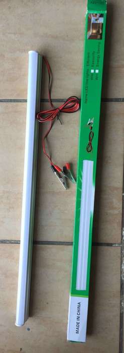 STOCK PRICE !  12 VOLT led tube light with clips( 57cm)