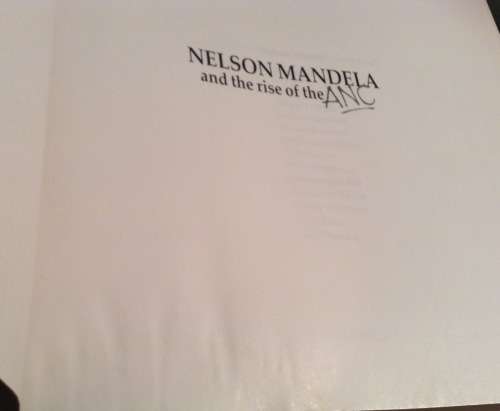 Nelson Mandela and the rise of the ANC,  compiled by Jurgen Schadeberg.  ISBN 0-947464-18-2