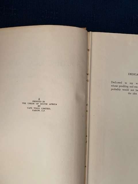 Giants of South African Rugby, First Edition, with a report on the "Lions" by A. C. Parker