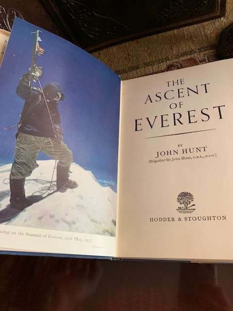 Ascent of Everest by John Hunt,  First Edition 1954