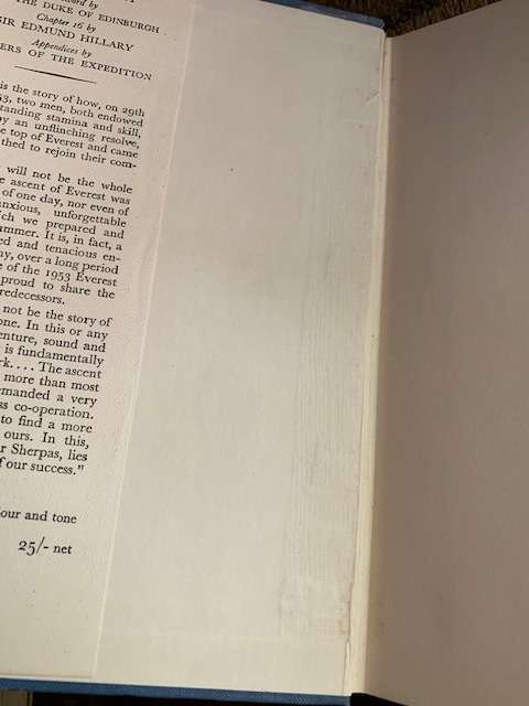 Ascent of Everest by John Hunt,  First Edition 1954