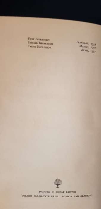 The Turn of the Tide by Arthur Bryant, 1957, First Edition, third impression