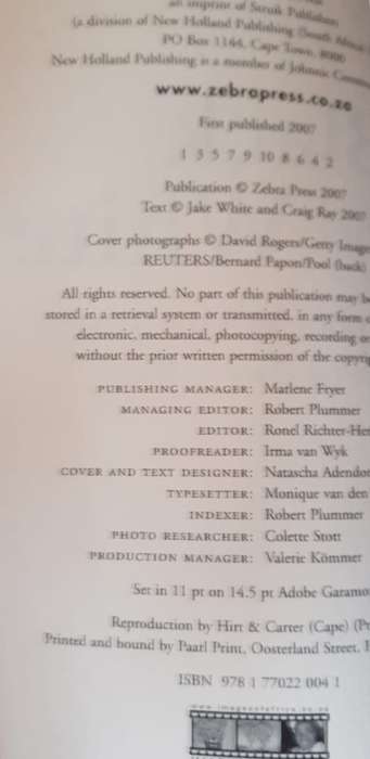 In Black a White, SIGNED copy and Complete Conditioning for Rugby, First Editions