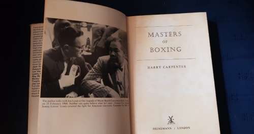 Masters of Boxing by Harry Carpenter, 1964, First Edition