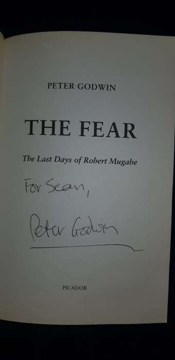 The Fear, Last Days of Robert Mugabe, Signed & What Happens After Mugabe, First Editions