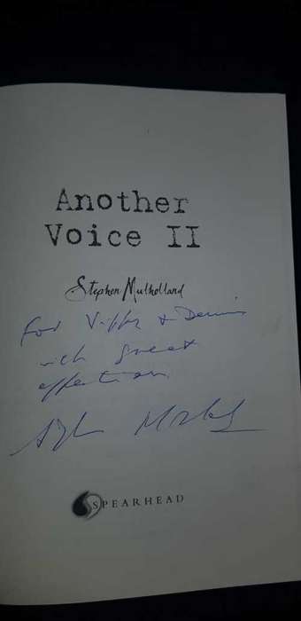 Stephen Mulholland, another voice, SIGNED, First Edition, forward by Tim Modise