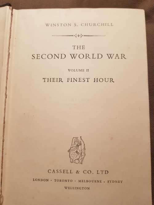 Churchill, The Second World War I and II and Great Contemporaries, set of 3 books