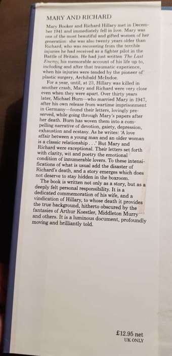 Mary and Richard by Michael Burn, First Edition