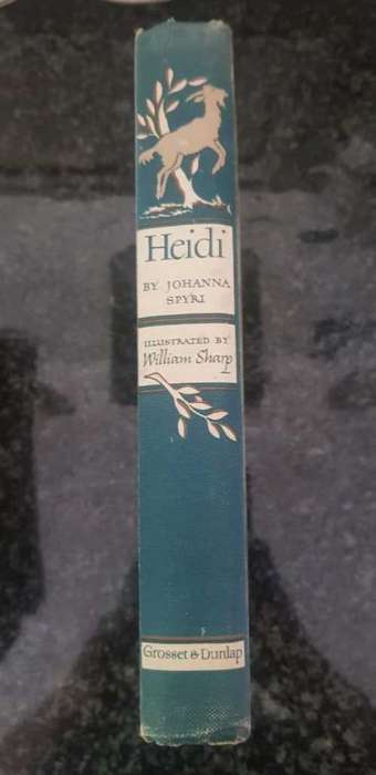Heidi by Joanna Spyri, First Edition, 1945 illustrated by William Sharp
