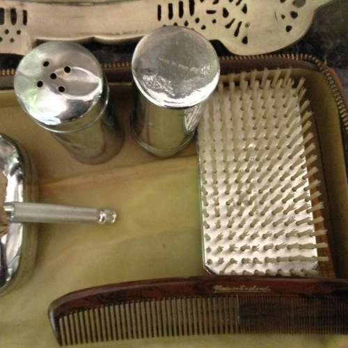 Men's grooming kit, made in England.