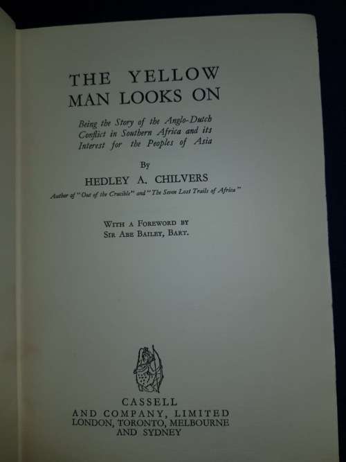 The Yellow Man Looks On and With Lawrence in Arabia First Editions, two books for R495