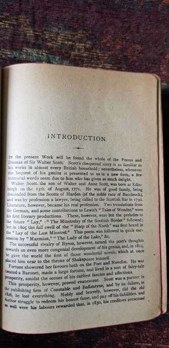 The Poetical Works of Sir Walter Scott. Undated. Late 19th early 20th century, First Edition