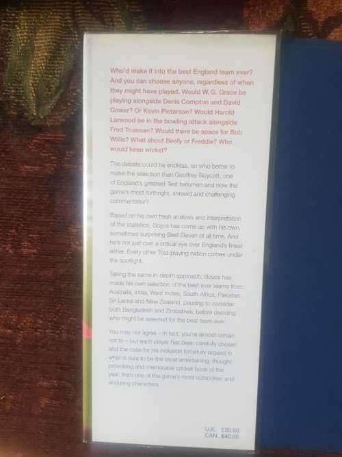 Geoffrey Boycott, First Edition, The Best XI