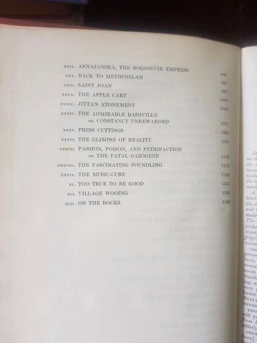 The Complete Plays of Bernard Shaw,  First Edition, 1934