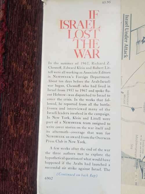 If Israel Lost The War, First Edition, 1969 by Richard Z Chesnoff, Edward klein and Robert Littell