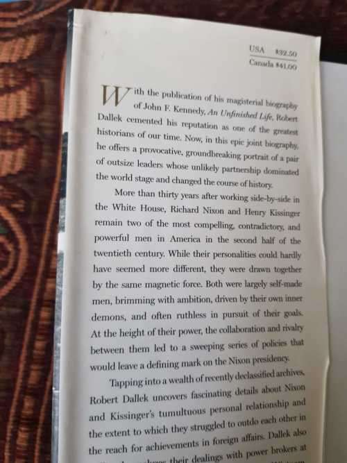 Nixon and Kissinger, First Edition by Robert Dallek