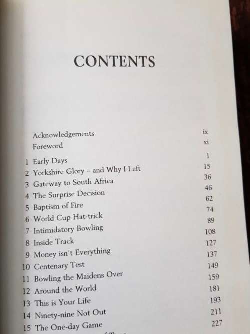 Dickie Bird, First Edition, my autobiography, by Michael Parkinson