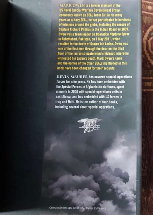 Navy Seals / Bin Laden / No Easy Day, First Edition by Mark Owen
