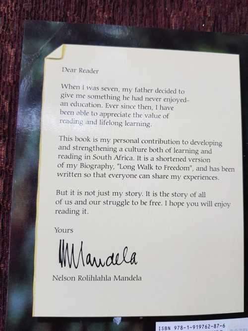 Long Walk to Freedom, Nelson Mandela