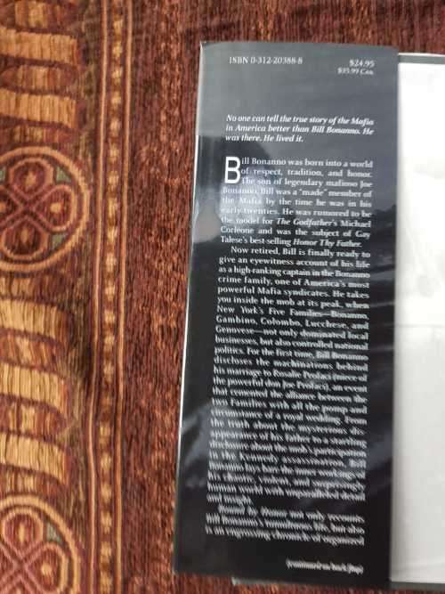 Bound by Honour, First Edition by Bill Bonanno