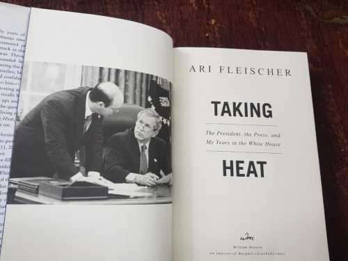 Taking Heat, First Edition by Ari Fleischer