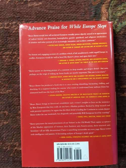 While Europe Slept, First Edition by Bruce Bawer