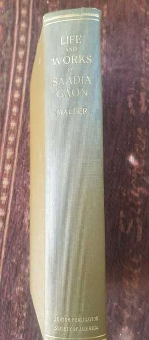Life and Works of Saadia Goan, First Edition by Henry Malther.