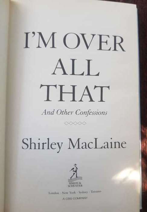 Shirley MacLaine AND Dirk Bogard First Editions, set of two books