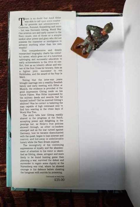 Goring / WW2 / Herman Göring. First Edition by Wolfgang Paul AND Prussian Lieutenant figurine