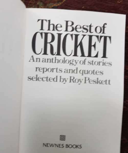 The Best of Cricket, First Edition by Roy Peskett
