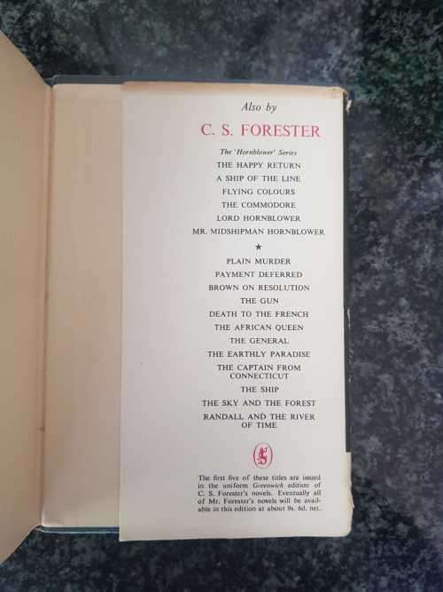 Lieutenant Hornblower, First Edition by C.S. Forester