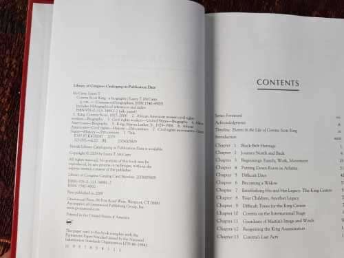 Coretta Scott King A biography by Laura T. McCarty