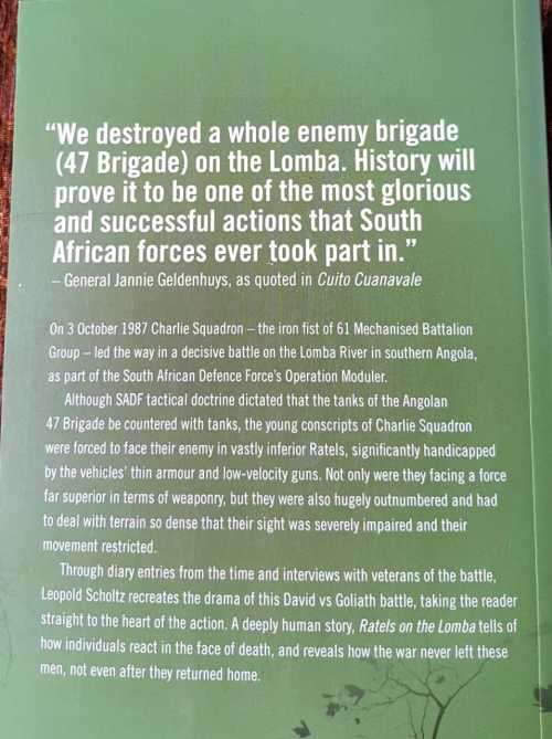 Ratels on the Lomba - First Edition - The Story of Charlie Squadron by Leopold Scholtz