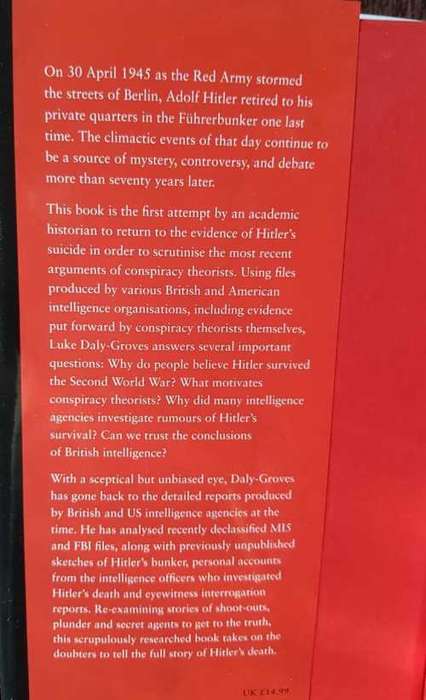Hitler  Hitlers Death -First Edition