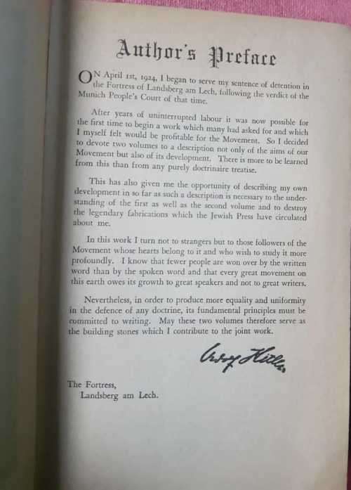 Mein Kampf  Adolf Hitler 1939