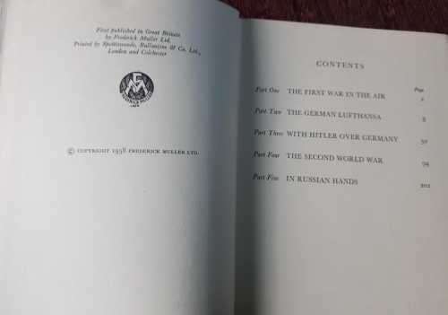 Hitler, Hitlers Pilot, First Edition by Lt. General Hans Baur
