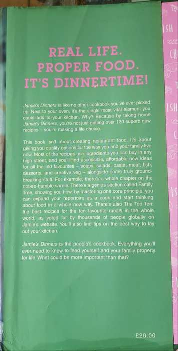 JAMIE OLIVER JAMIE'S DINNERS FIRST EDITION