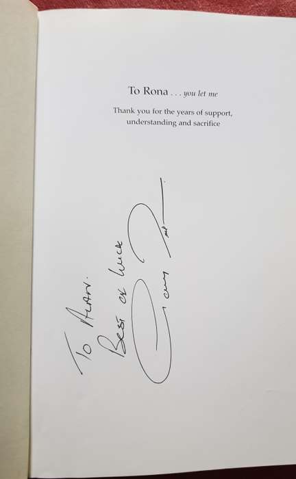 RUGBY SIGNED 3 SIGNATURES MAC WAHL BARTMANN ANDRE JOUBERT