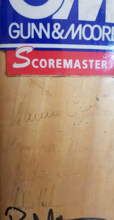 Rare Signed Cricket Hansie Cronje