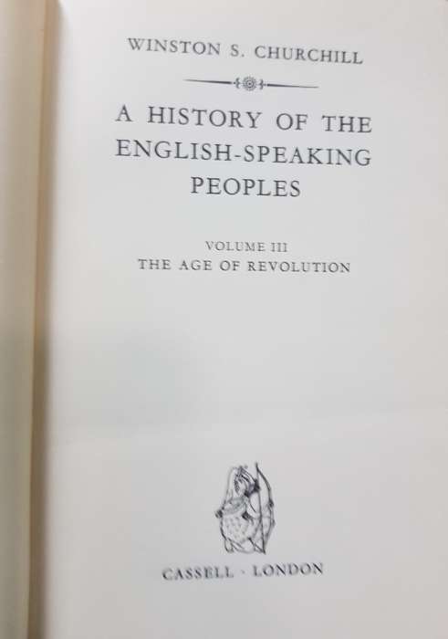 Churchill History of the English Speaking Peoples 4 Volumes 1 to 4 complete set